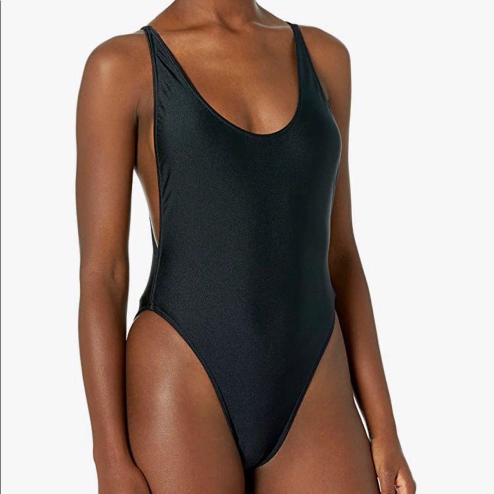 American Apparel Nylon Tricot High-Cut One-Piece